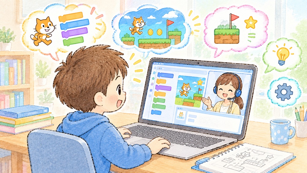コードオブジーニアスジュニア codeofgeniusjunior Scratchアドバンスコース